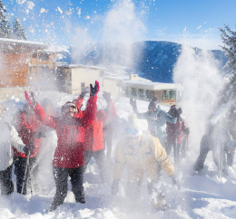 Les Carlines VTF Doucy sous la neige