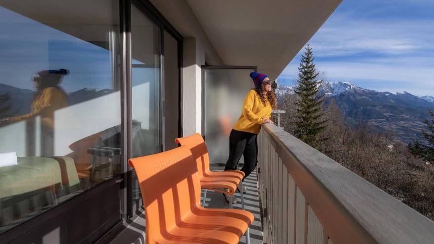 Terrasse hébergement vallée de l'Ubaye