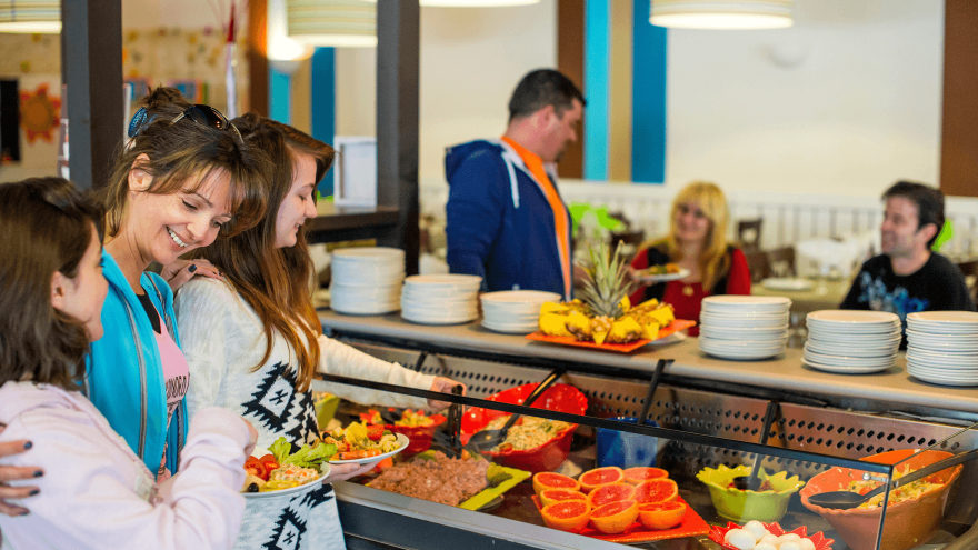 Restauration buffet tout compris