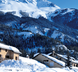 Vacances dans le Queyras à la neige